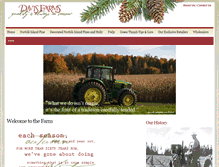 Tablet Screenshot of davisfarms.com